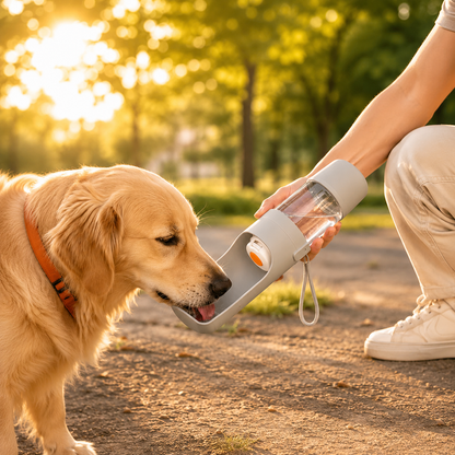 Pawtrek™ – Botella 2 en 1 Antised